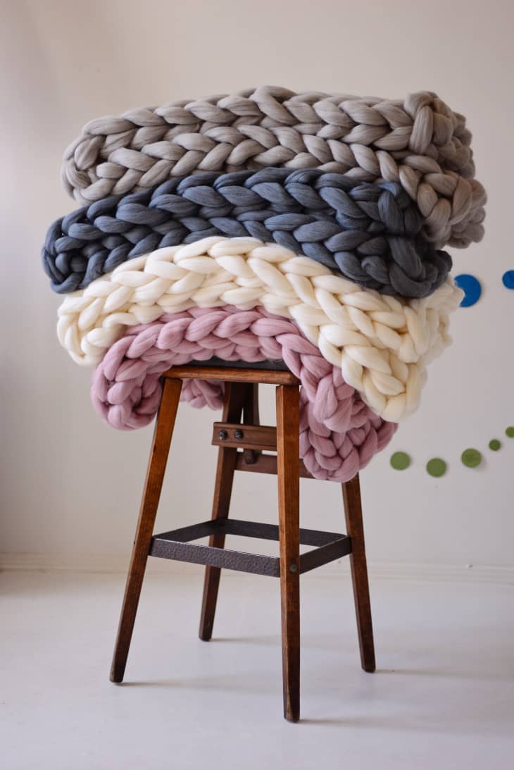 Where to Buy Chunky Knit Blanket Best Deals Apartment Therapy